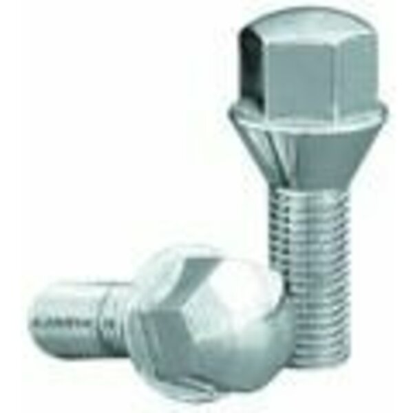 Topline Whl LUG NUTS 14 Millimeter X 1.5 Thread Size; Conical Seat; 1 Inch Shank Length; 1.9 Inch Overall Length C6209-4